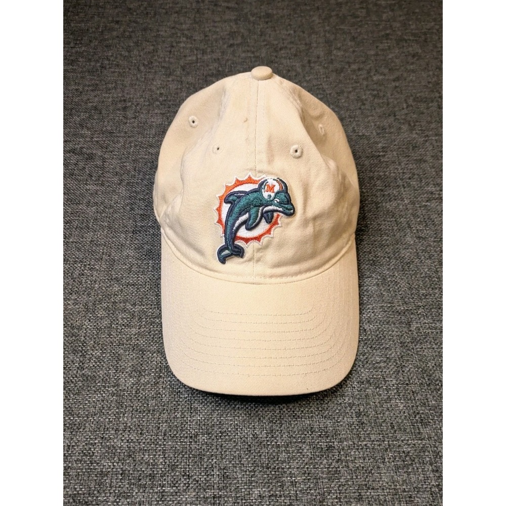 Miami Dolphins Slouch Adjustable NFL Reebok Hat Strapback One size Sports Cap